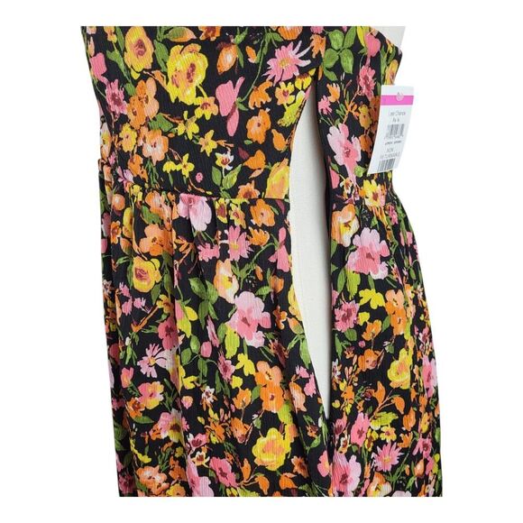 NEW VERO MODA Small Multi-Color Floral Singlet Ankle Dress Tropical Casual Beach - Picture 9 of 15